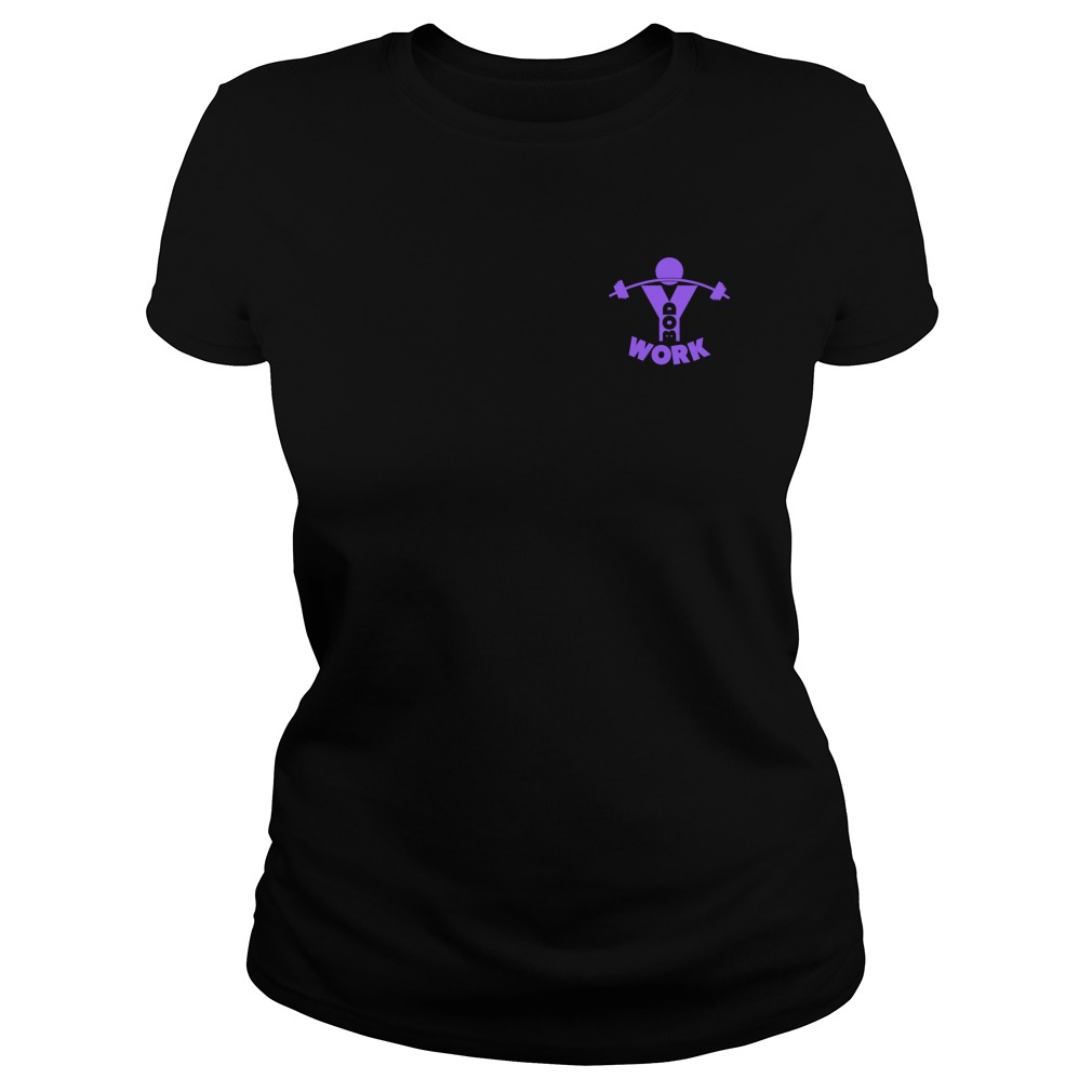 Front view of the BodyWork Fitness T-Shirt in black