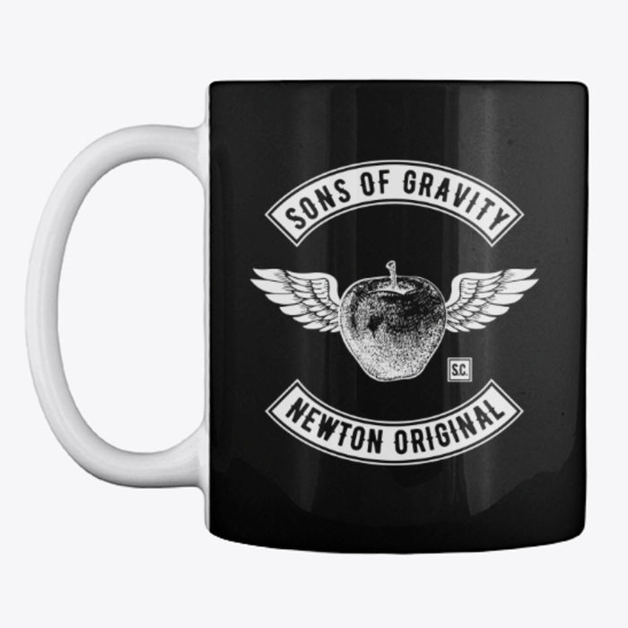 Image of the Sons of Gravity mug in black
