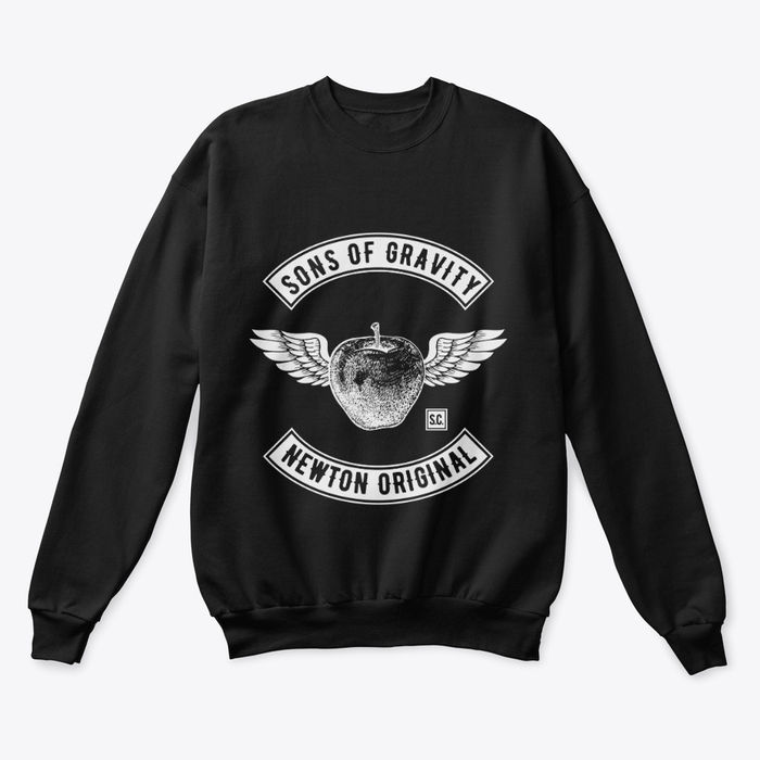 Image of the Sons of Gravity sweatshirt in black